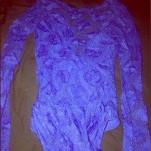 Blue lace Onesie